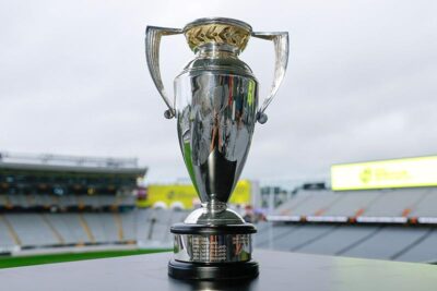 il trofeo della Rugby World Cup 2021 - ph. World Rugby