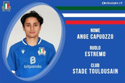 Ange Capuozzo-Nazionale Italiana Rugby. - Italrugby