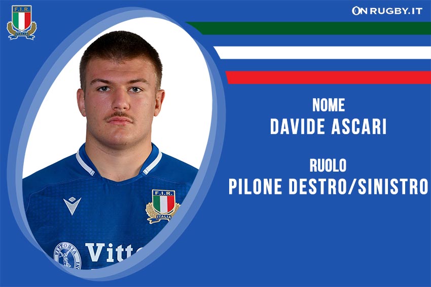 Davide Ascari – rugby – Nazionale Under 20 – Italia