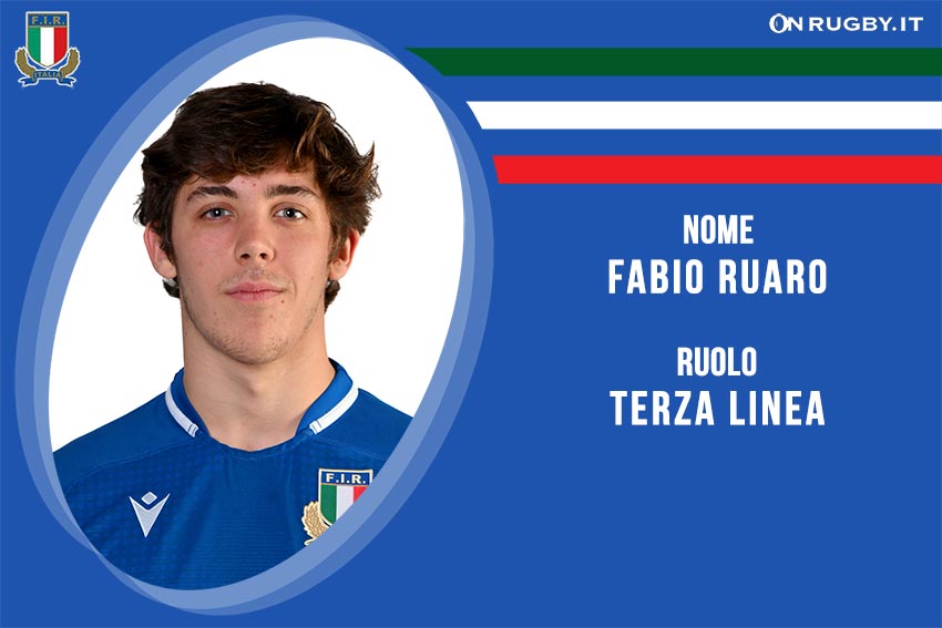 Fabio Ruaro – rugby – Nazionale Under 20 – Italia
