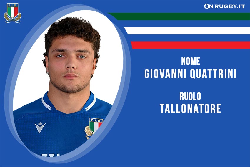 Giovanni Quattrini – rugby – Nazionale Under 20 – Italia
