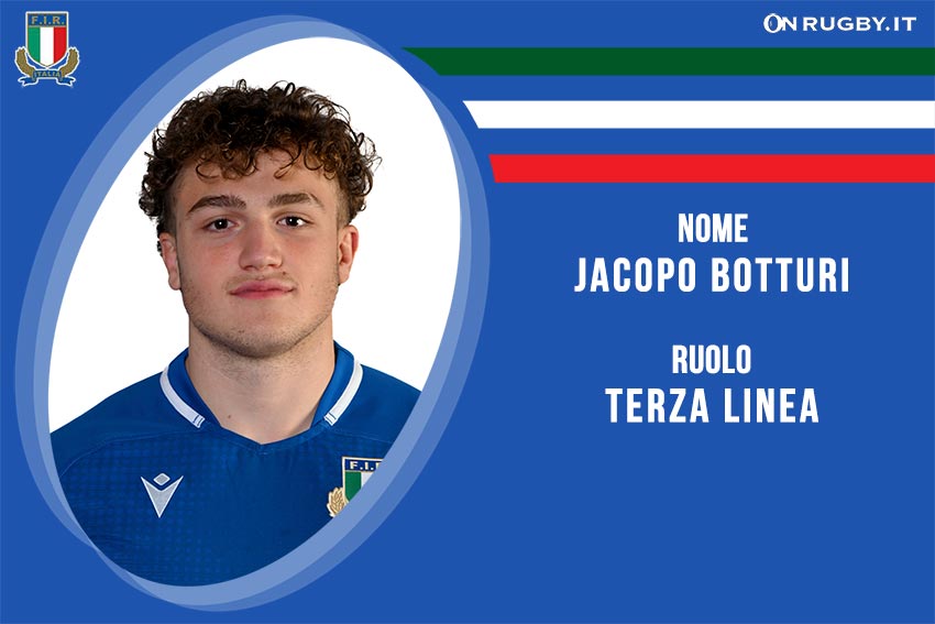 Jacopo Botturi – rugby – Nazionale Under 20 – Italia