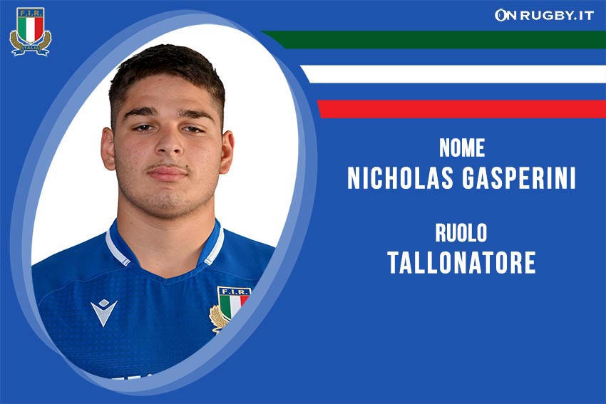 Nicholas Gasperini – rugby – Nazionale Under 20 – Italia
