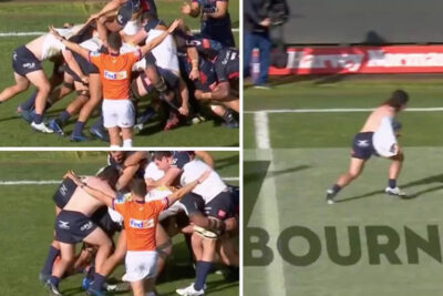 rugby: inventa una nova finta il palline sotto la maglia