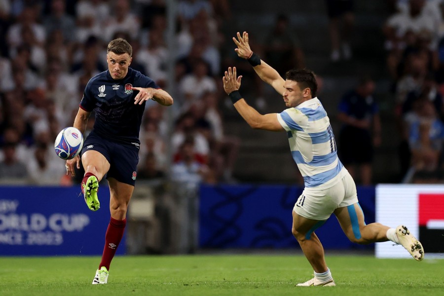 George Ford Inghilterra-Argentina RWC 2023 (Photo Michael Steele - World Rugby/World Rugby via Getty Images)