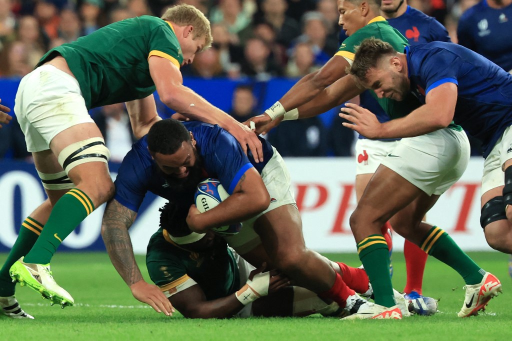 Rugby World Cup: il Sudafrica ruggisce, Francia battuta di un punto e Springboks in semifinale(Photo by Emmanuel Dunand / AFP)