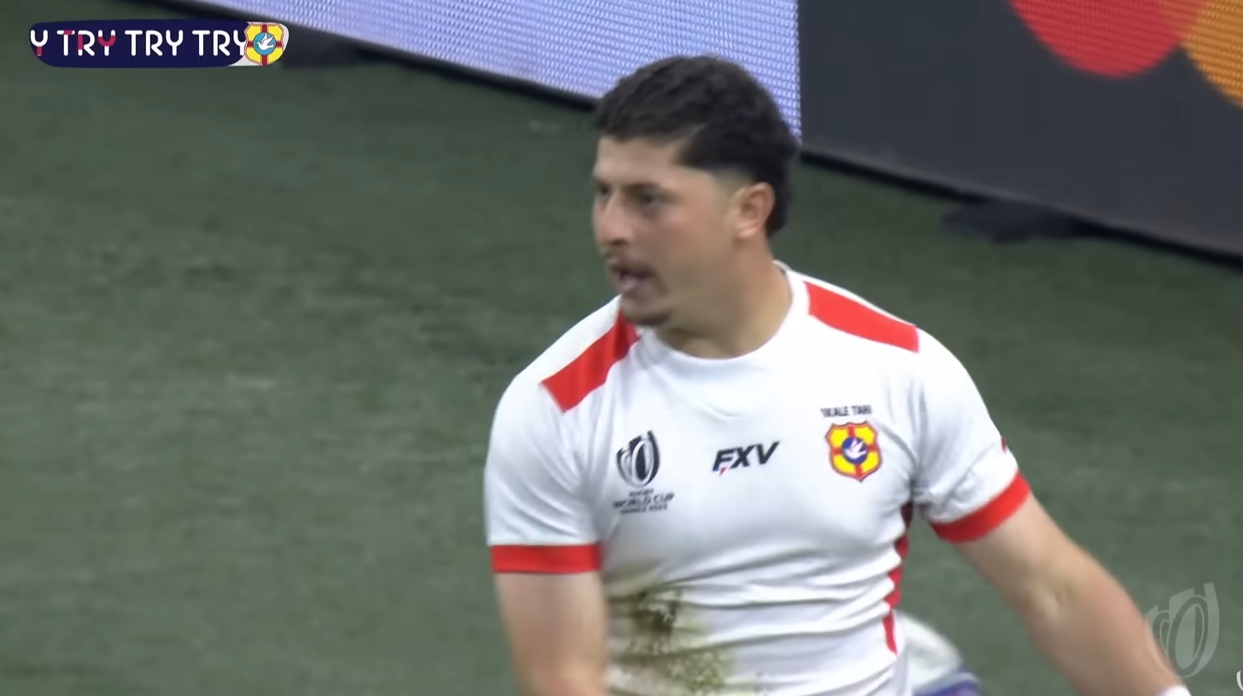 La storia di Patrick Pellegrini, un tongano particolare in meta contro il Sudafrica