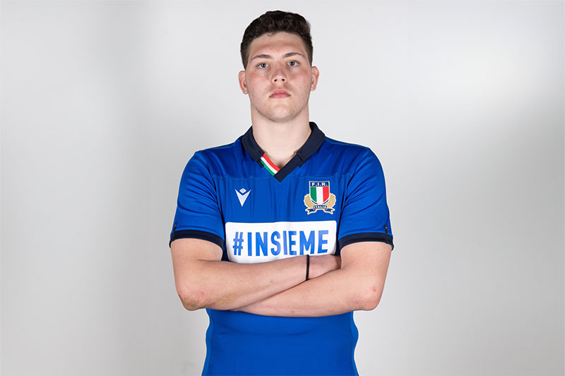 Samuele Mirenzi - Rugby - Nazionale under 20 - Italia
