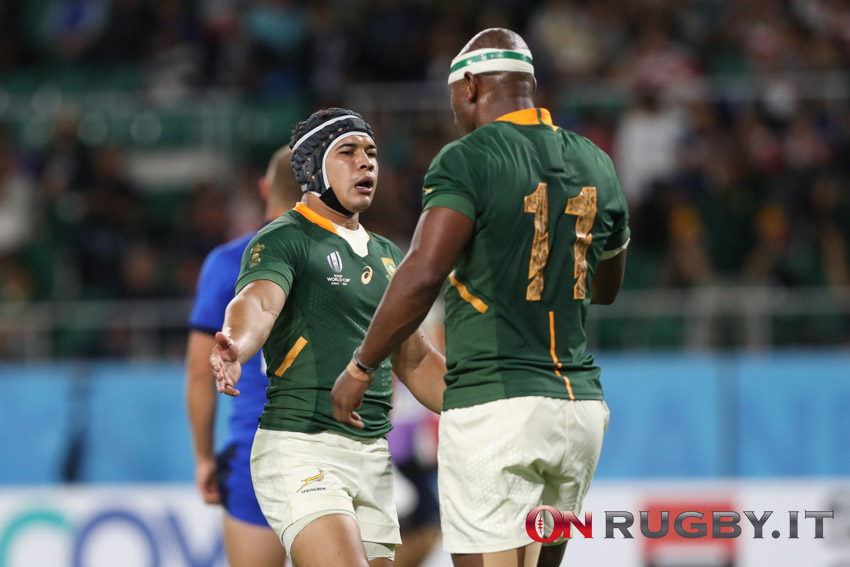 Il Sudafrica domina i Barbarians sotto il diluvio