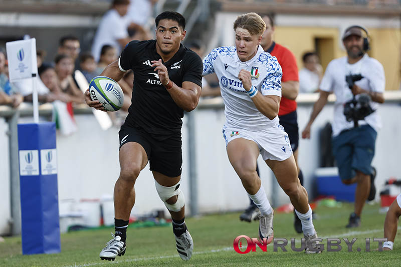 Mondiale under 20: che bella Italia, ma mischia e difesa non bastano. A Calvisano passano i Baby Blacks (ph. Sebastiano Pessina)