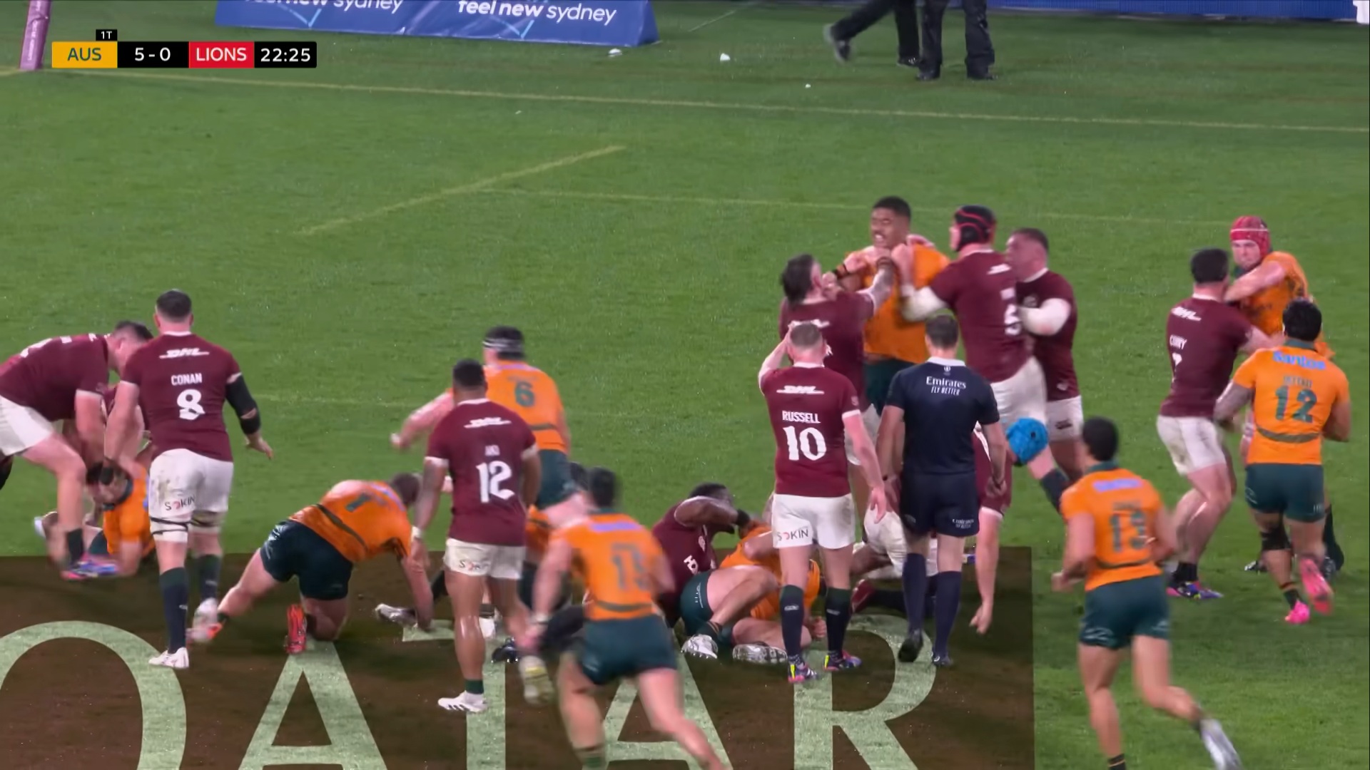 "Insulti, risse, provocazioni: Australia-Lions è stata la parodia di questo sport"