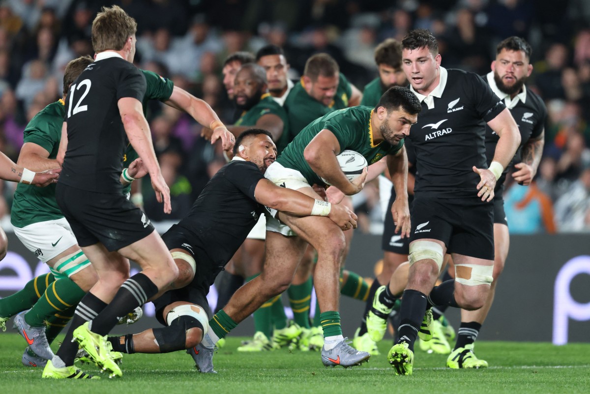 World Rugby Ranking: cambia la classifica tra Rugby Championship, Pacific Nations Cup e spareggi (Photo by Michael Bradley / AFP)