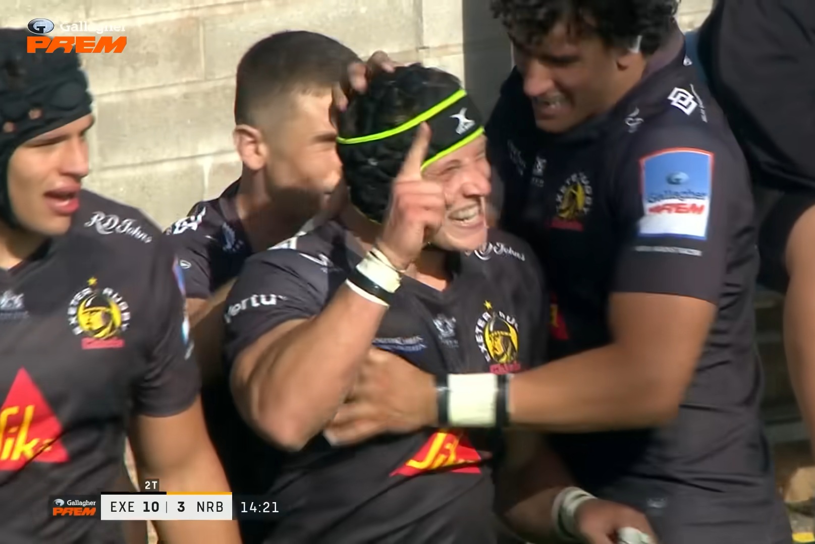 Video: la meta di Ross Vintcent dopo un'azione tutta italiana in Exeter-Newcastle