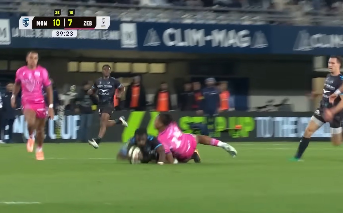 Video: lo strepitoso salvataggio di Malik Faissal in Montpellier-Zebre