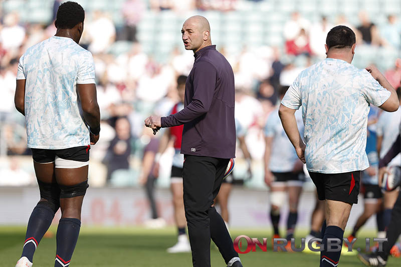 Steve Borthwick ha studiato l'Italia: come i cambi inglesi possono mettere in difficoltà gli Azzurri (ph. Sebastiano Pessina)