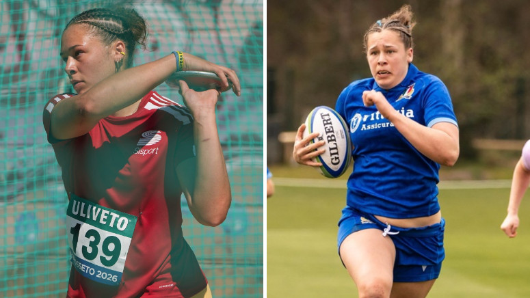 Dalla maglia azzurra di rugby al lancio del disco: Matilde Cecati argento ai campionati nazionali U18