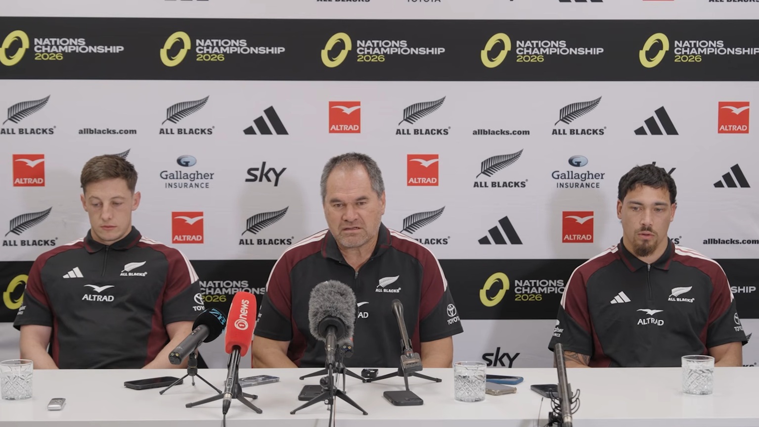 All Blacks, Dave Rennie: 
