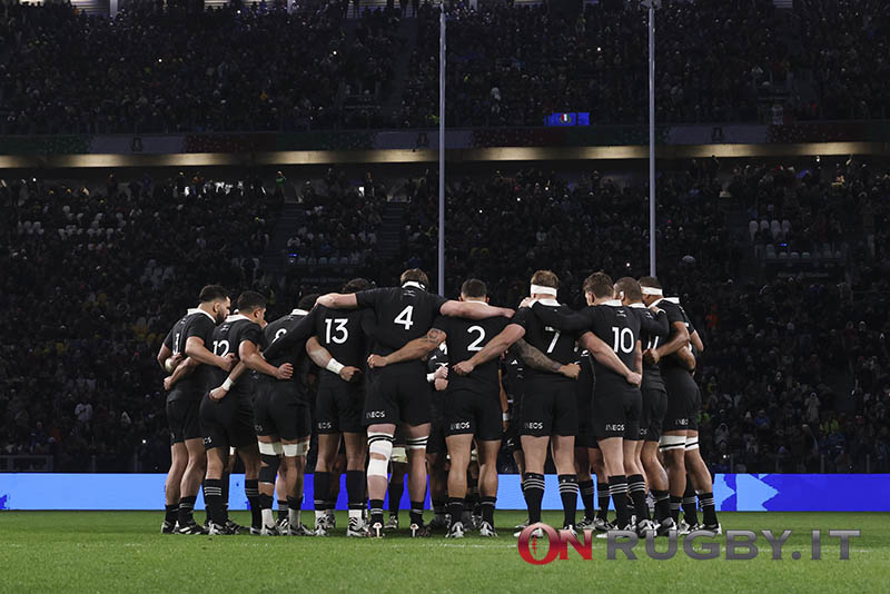 Nations Championship: 5 cambi nella (fortissima) formazione degli All Blacks per la partita con l'Italia